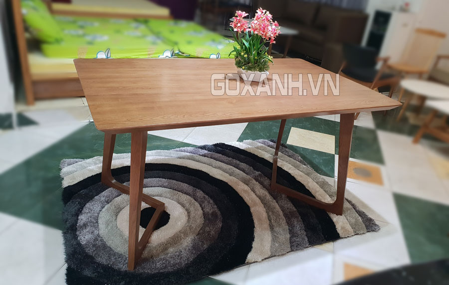Bàn ăn chữ M gỗ ASK (Sồi Nga) / mẫu bàn ăn hiện đại được mua nhiều nhất 3