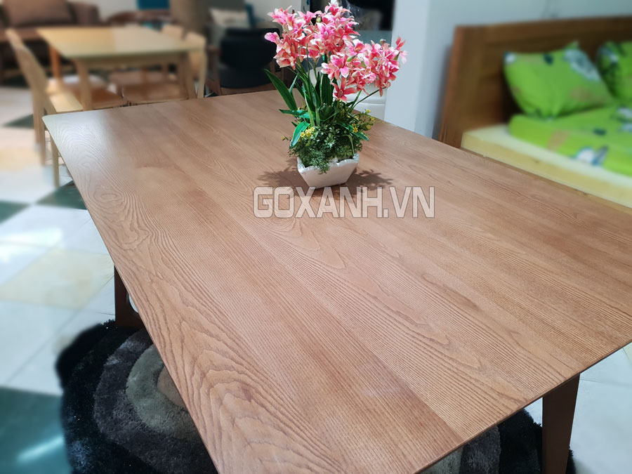 Bàn ăn chữ M gỗ ASK (Sồi Nga) / mẫu bàn ăn hiện đại được mua nhiều nhất 4