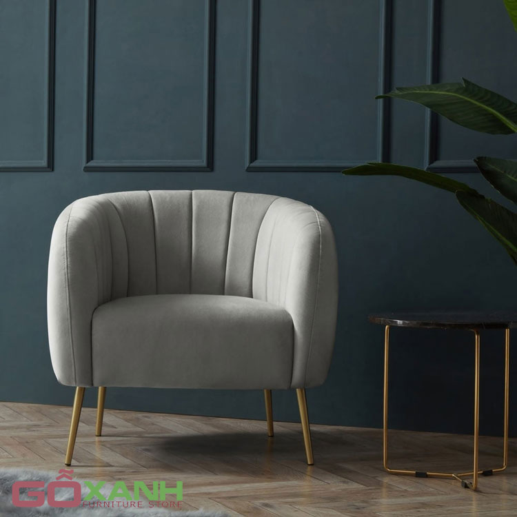 Bàn ghế coffee, cà phê bọc nệm kiểu dáng vuông góc 11