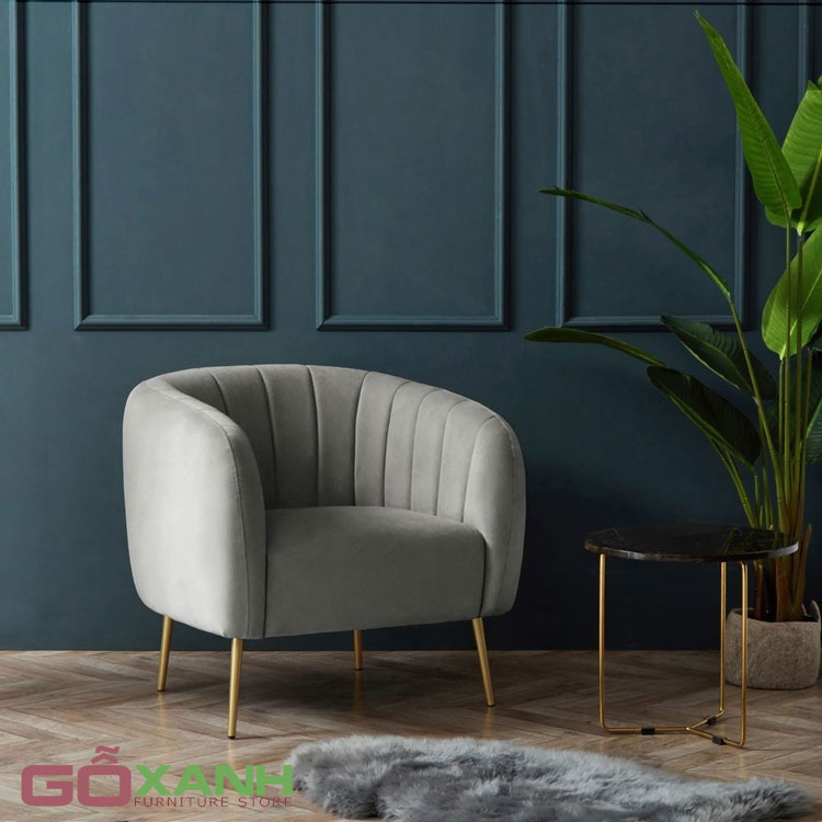 Bàn ghế coffee, cà phê bọc nệm kiểu dáng vuông góc 12