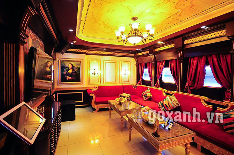 Bàn ghế karaoke phong cách sang trọng, ghế karaoke cổ điển hoàng gia