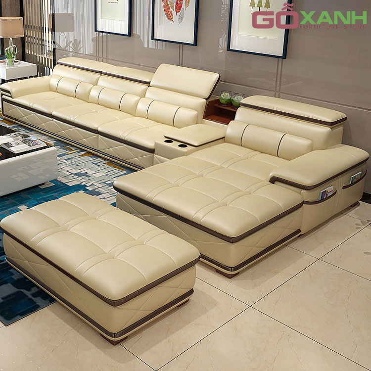 Bàn ghế sofa cao cấp hiện đại giá tại xưởng có đầu bật