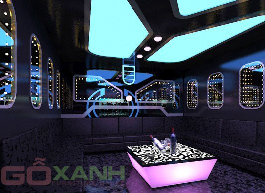 Bàn karaoke thiết kế đẹp hợp thời trang hiện đại 3