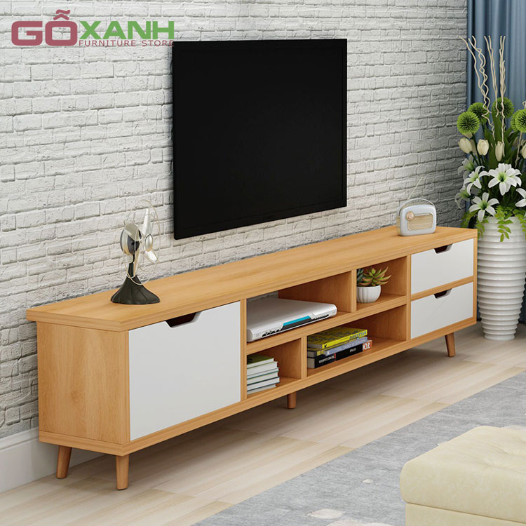 Bán kệ tivi gỗ sồi Nga, Mỹ cao cấp - goxanh.vn