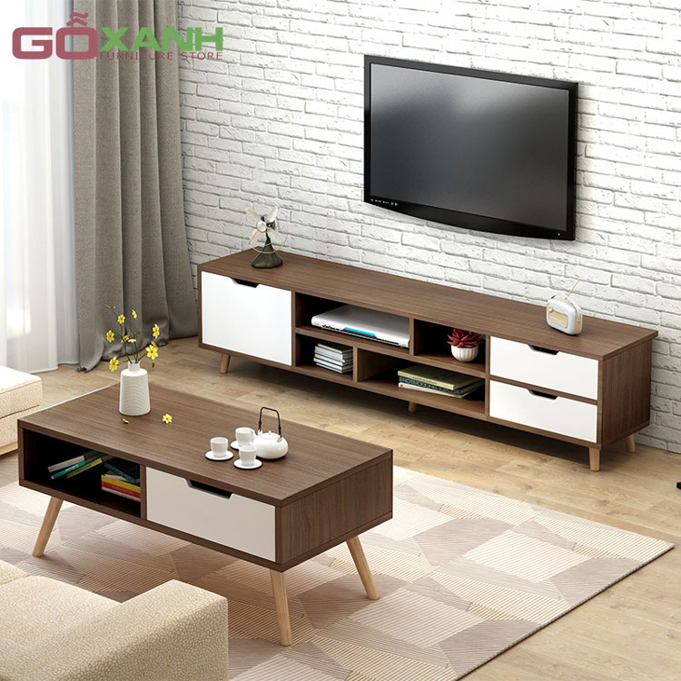 Bán kệ tivi gỗ sồi Nga, Mỹ cao cấp - goxanh.vn 12