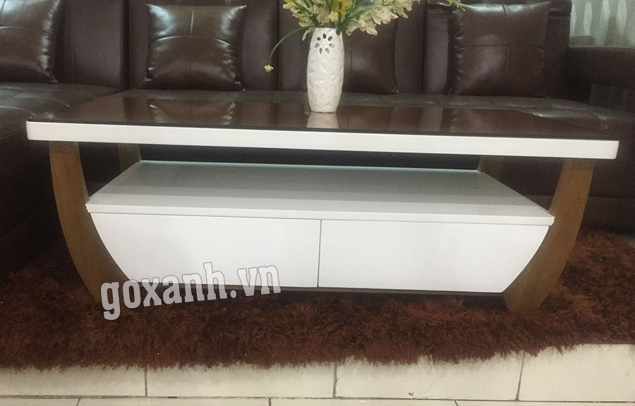 Bàn sofa chân gỗ tự nhiên, bàn trà cao cấp gỗ tự nhiên 2
