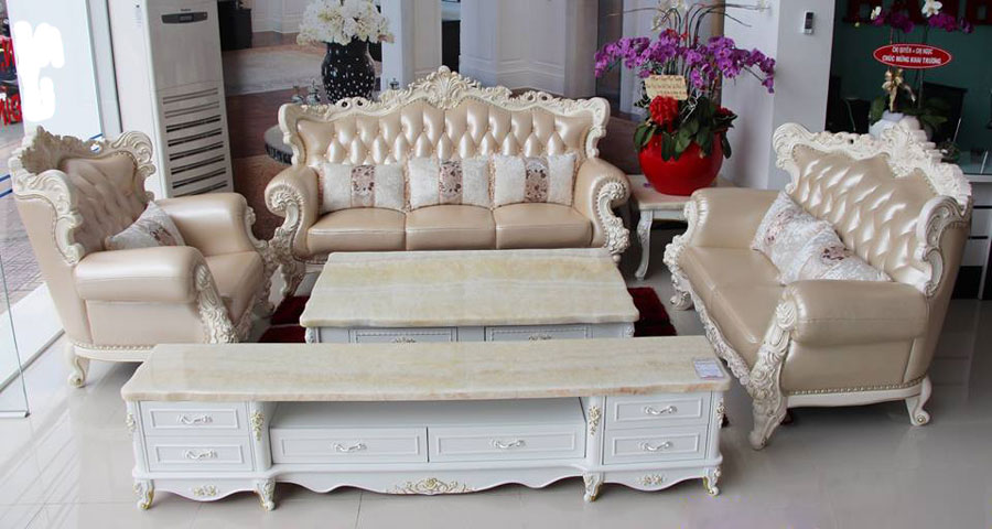 Bàn ghế sofa Châu Âu