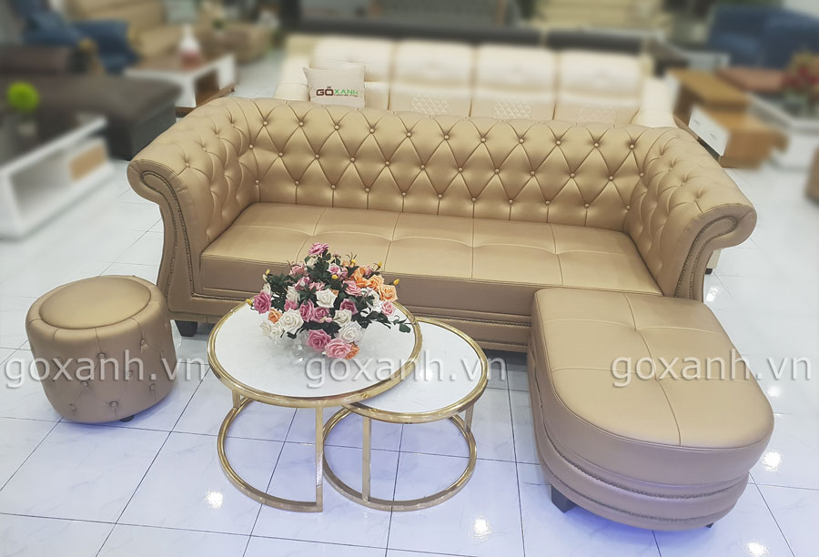 Bàn sofa inox 304 mặt đá trắng vân mây cực đẹp / nhận sản xuất theo yêu cầu 1