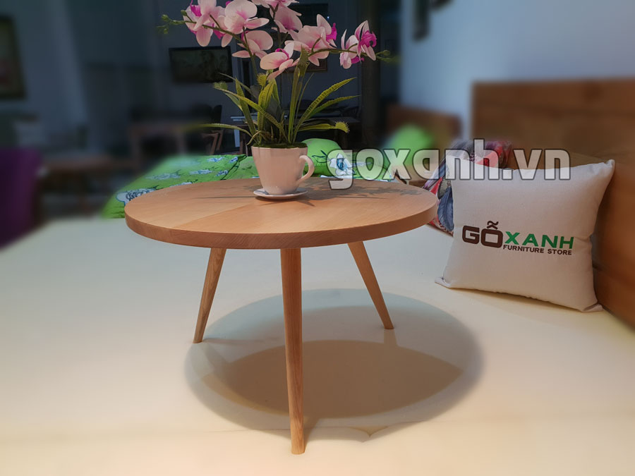 Bàn sofa tròn đẹp đơn giản 2
