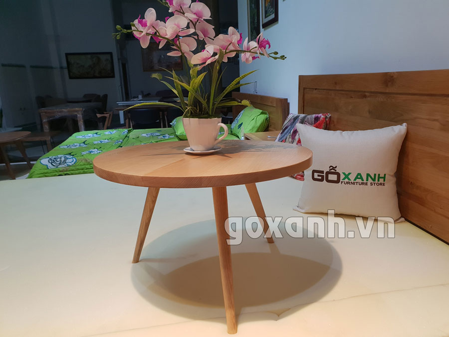 Bàn sofa tròn đẹp đơn giản 4