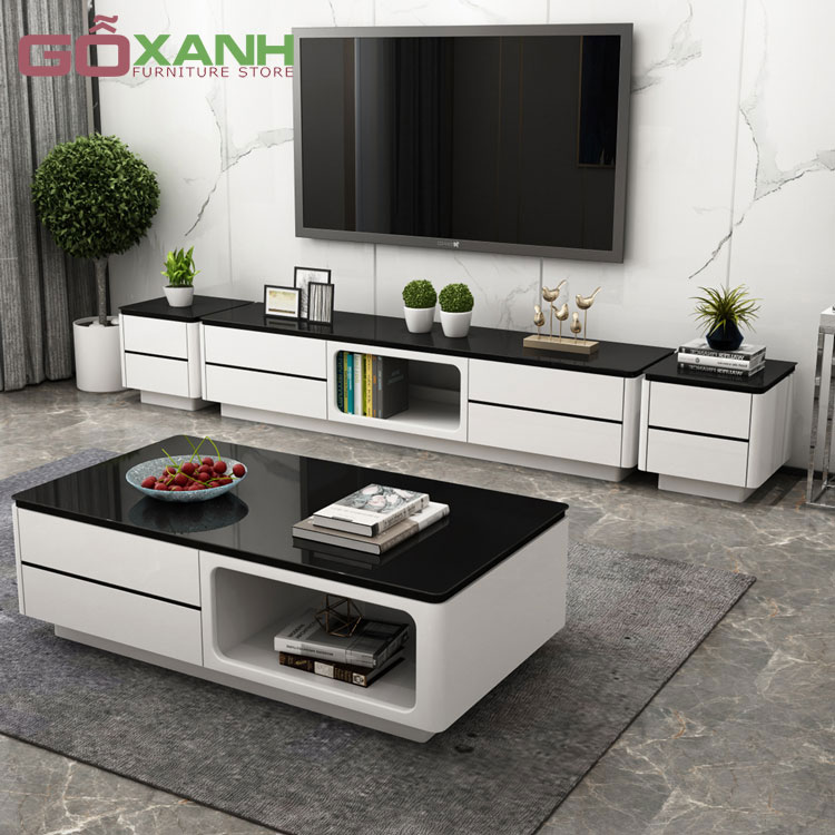 Mẫu bàn trà đẹp hiện đại, bàn uống nước gỗ 13