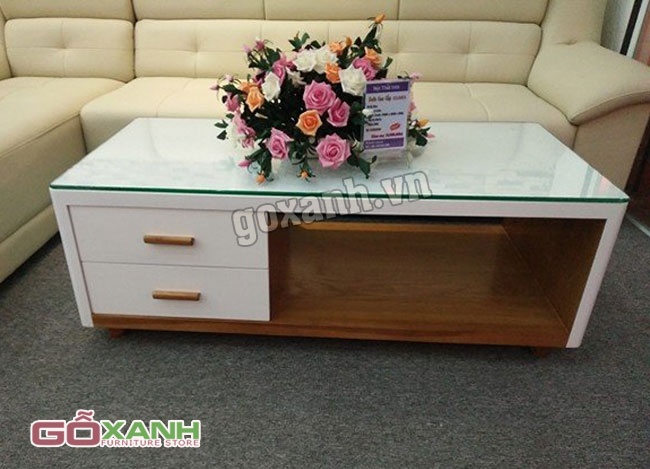 Bàn trà gỗ giá rẻ, mẫu bàn trà Gỗ Xanh 1