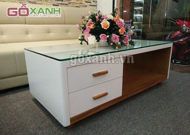 Bàn trà gỗ giá rẻ, mẫu bàn trà Gỗ Xanh 2