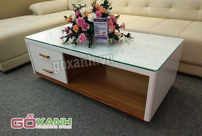 Bàn trà gỗ giá rẻ, mẫu bàn trà Gỗ Xanh 3