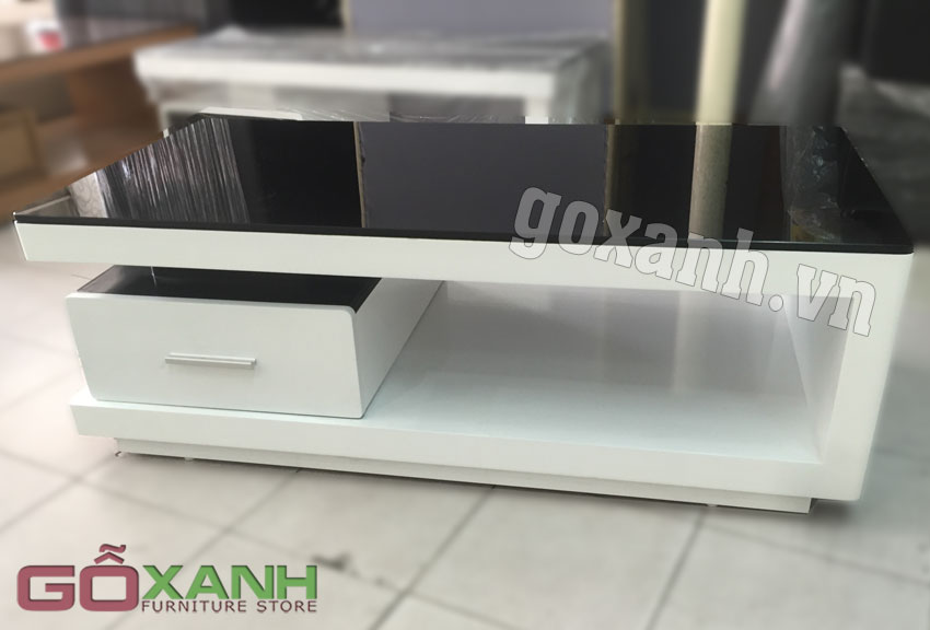 Bàn trà sofa hiện đại, bàn gỗ công nghiệp 1
