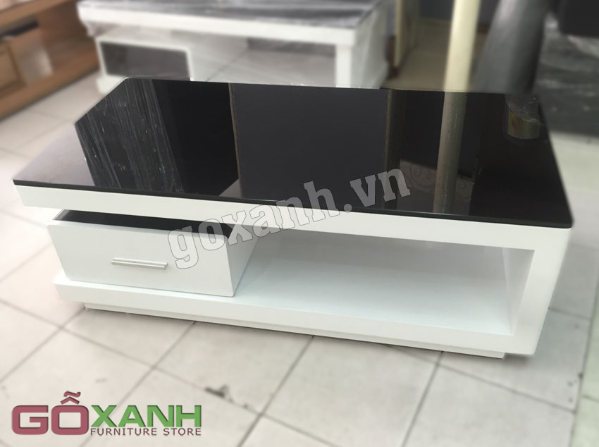 Bàn trà sofa hiện đại, bàn gỗ công nghiệp 3