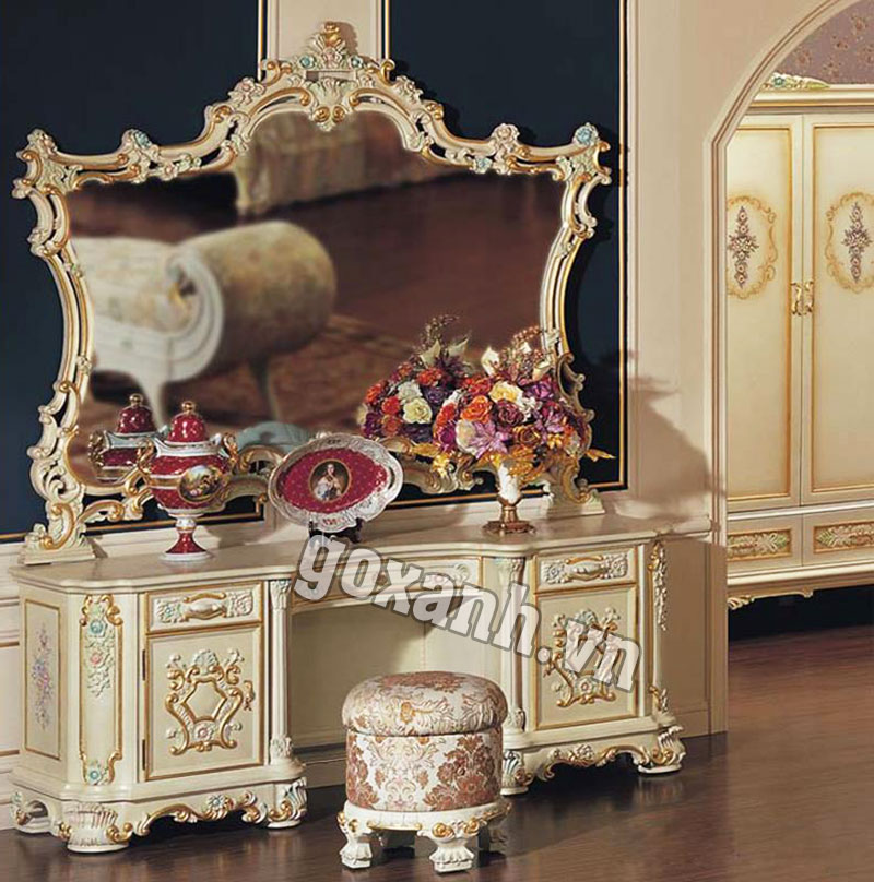Bàn trang điểm luxury kiểu dáng nữ hoàng