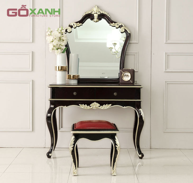 ban-trang-diem-phong-cach-tan-co-dien-1 Bàn trang điểm phong cách tân cổ điển - Gỗ Xanh trực tiếp sản xuất 1
