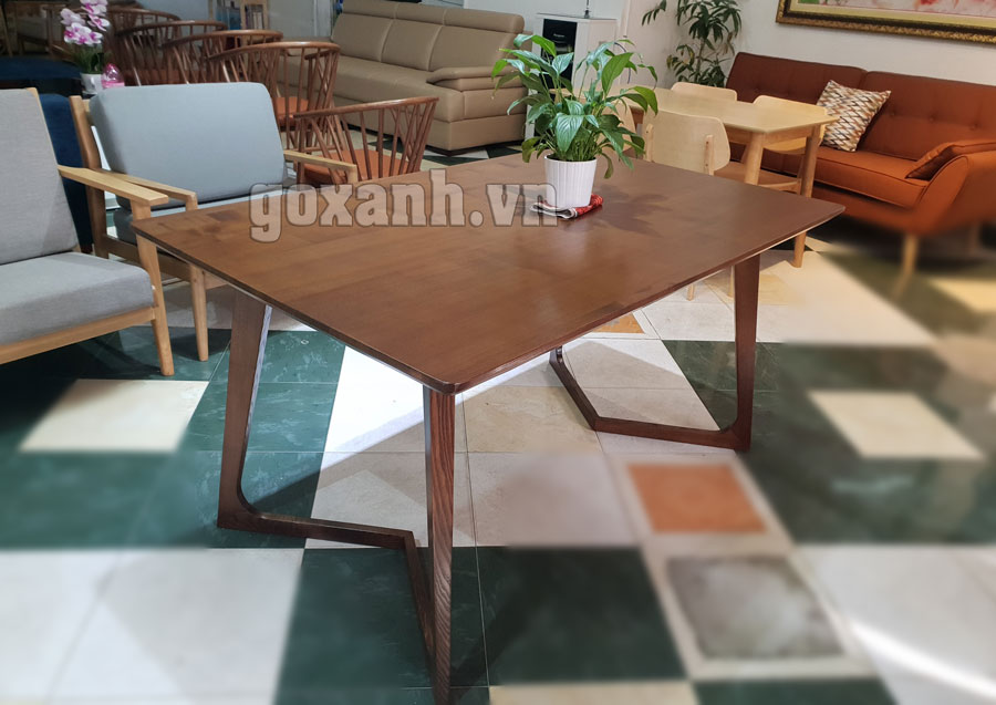 Bộ bàn ăn 4 ghế hiện đại cao cấp gỗ sồi, bàn ghế ăn cao cấp 3