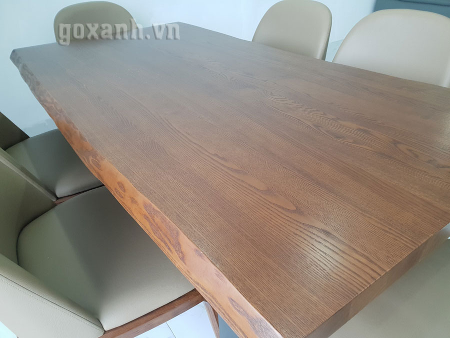 Bộ bàn ăn mặt gỗ giả cổ / Bàn ghế ăn gỗ sồi cao cấp 2