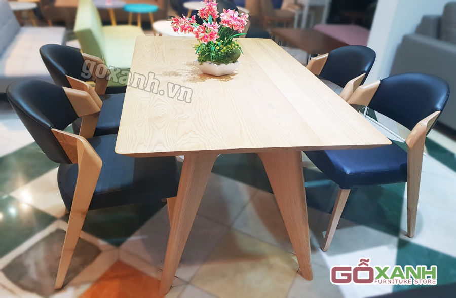 Bộ bàn ăn venus 4 ghế, Bộ bàn ăn gỗ mới nhất 1