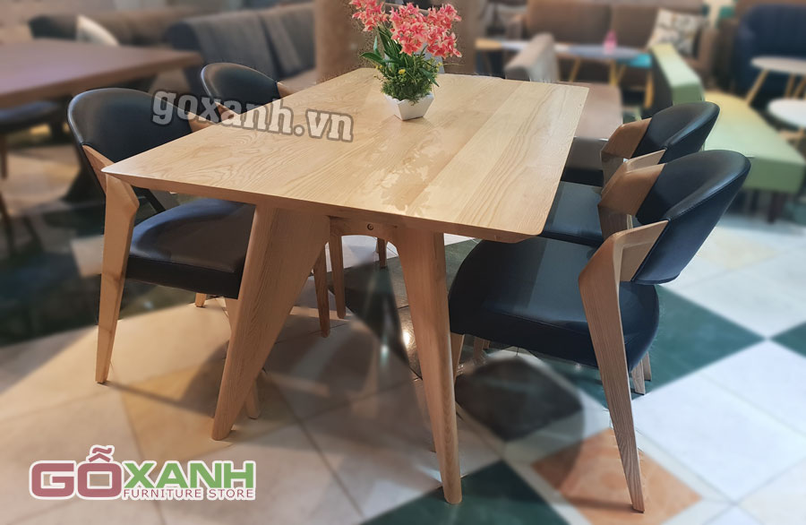 Bộ bàn ăn venus 4 ghế, Bộ bàn ăn gỗ mới nhất 3