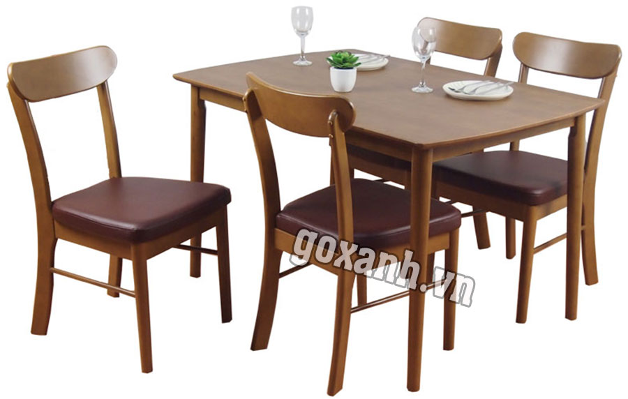 Bộ bàn ghế ăn cao cấp, bàn ghế ăn bọc nệm
