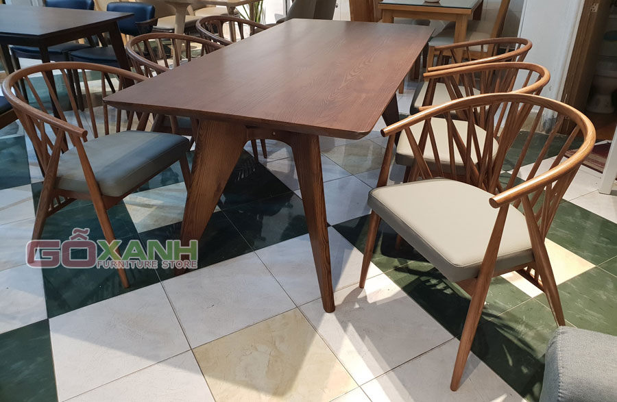 Bộ bàn ghế ăn độc đáo / bộ bàn ăn gỗ tự nhiên kiểu độc