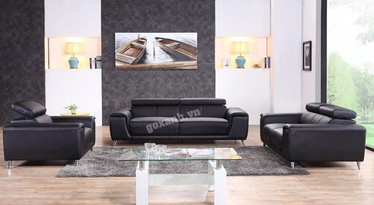 Bộ bàn ghế sofa giả da