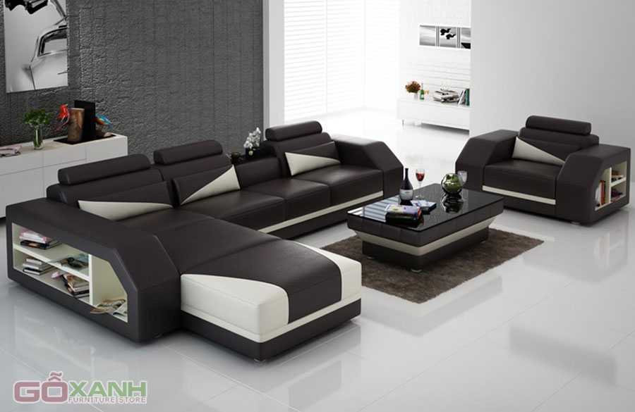 Bộ ghế salon lớn hoành tráng / Sofa phòng khách lớn biệt thự 1