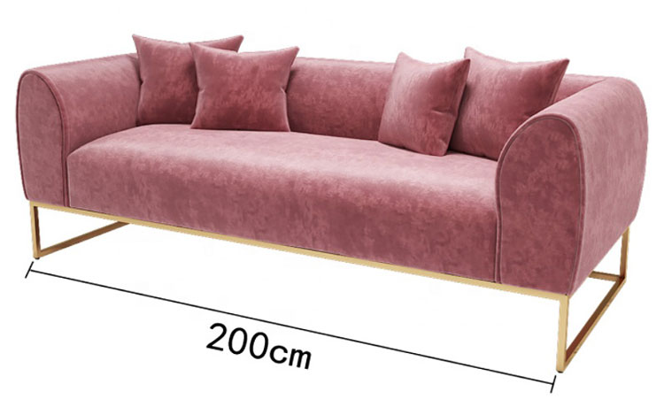 Bộ ghế sofa khung inox xi mạ PVD - Nội thất mạ vàng 3