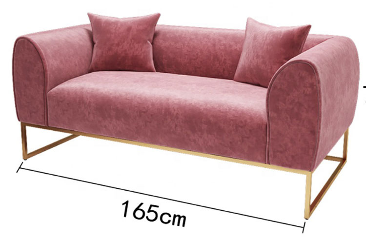 Bộ ghế sofa khung inox xi mạ PVD - Nội thất mạ vàng 4