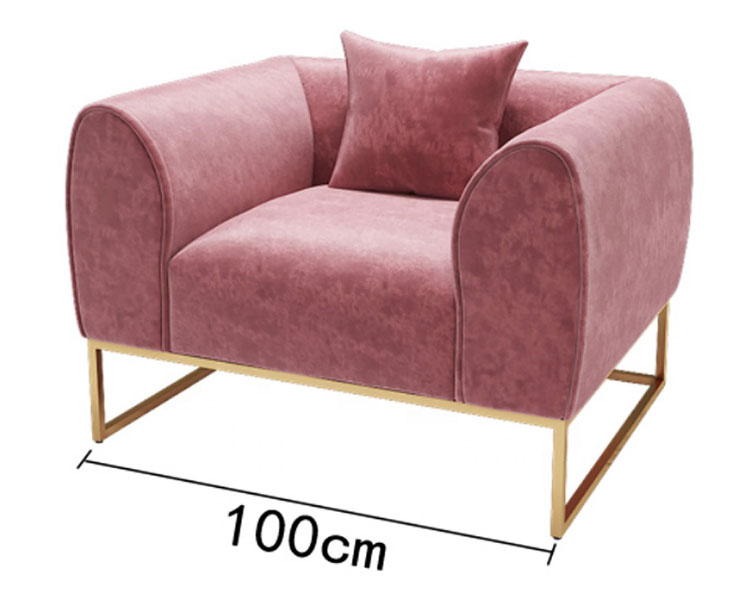 Bộ ghế sofa khung inox xi mạ PVD - Nội thất mạ vàng 5