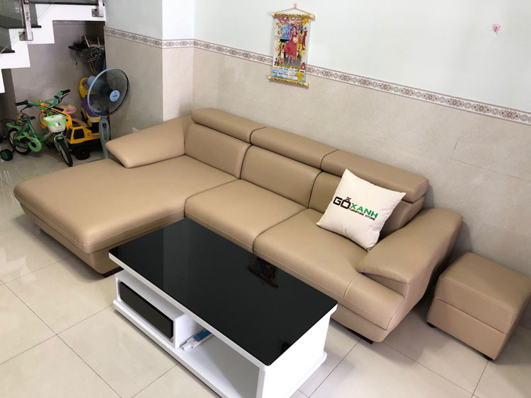 Bộ salon mini để phòng khách nhỏ, Xưởng đóng sofa ở Bình Thạnh 4