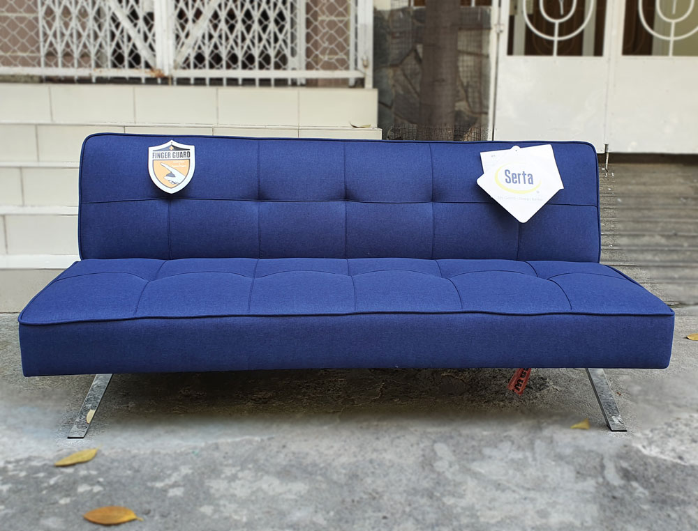 Bộ sofa bed màu xanh navy sang trọng / sofa giường đa năng khuyến mãi