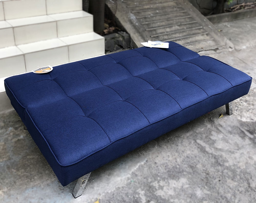Bộ sofa bed màu xanh navy sang trọng / sofa giường đa năng khuyến mãi