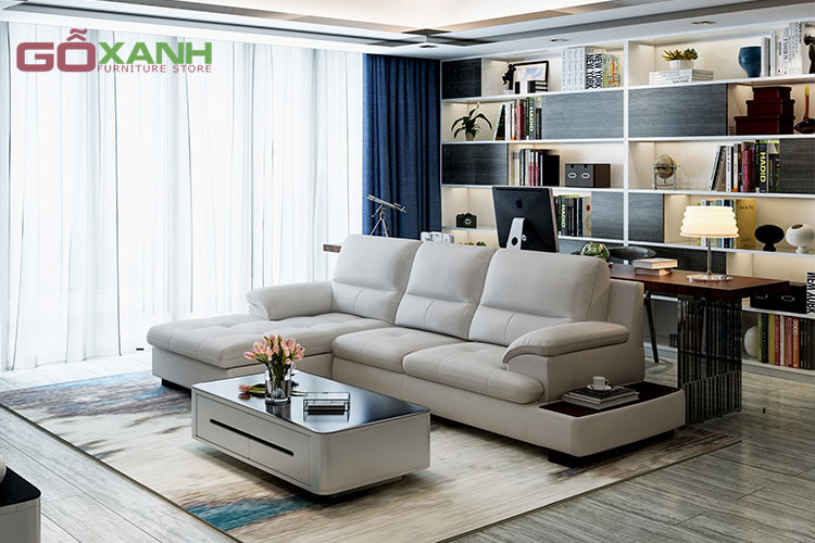 Bộ ghế sofa cao cấp / Mua sofa được tặng 4 gối ôm đẹp