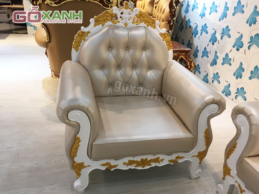 Bộ sofa cổ điển gỗ cao cấp, sofa gỗ hoàng cung quý tộc 3