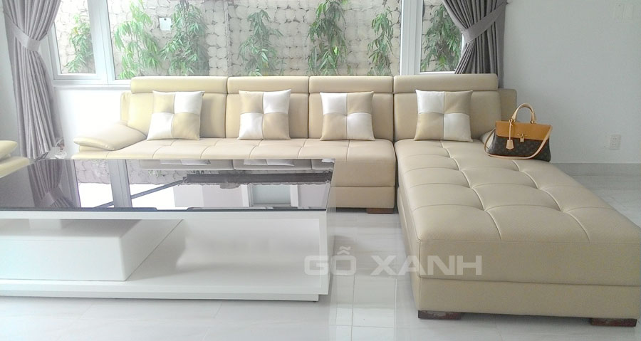 Bộ sofa góc kích thước lớn