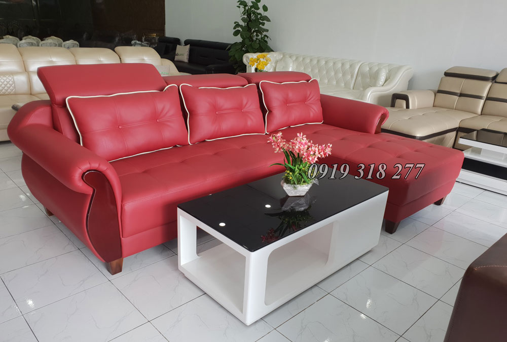 Bộ sofa màu đỏ