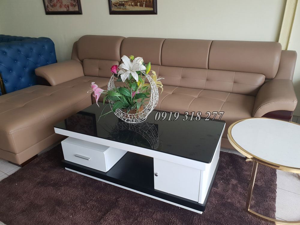 Bộ sofa màu nâu