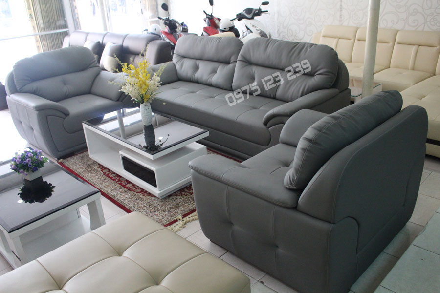 Hình ảnh bộ sofa phòng khách kích thước lớn - Nội Thất Gỗ Xanh