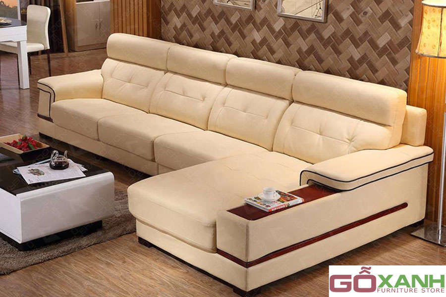 Bộ sofa xinh nhiều người thích, sofa da cao cấp xinh 1