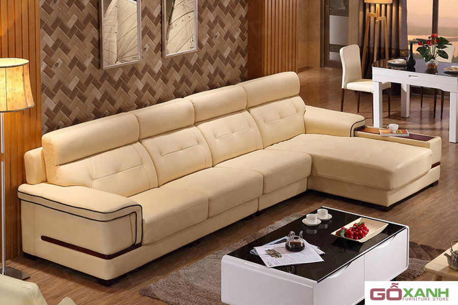 Bộ sofa xinh nhiều người thích, sofa da cao cấp xinh 2