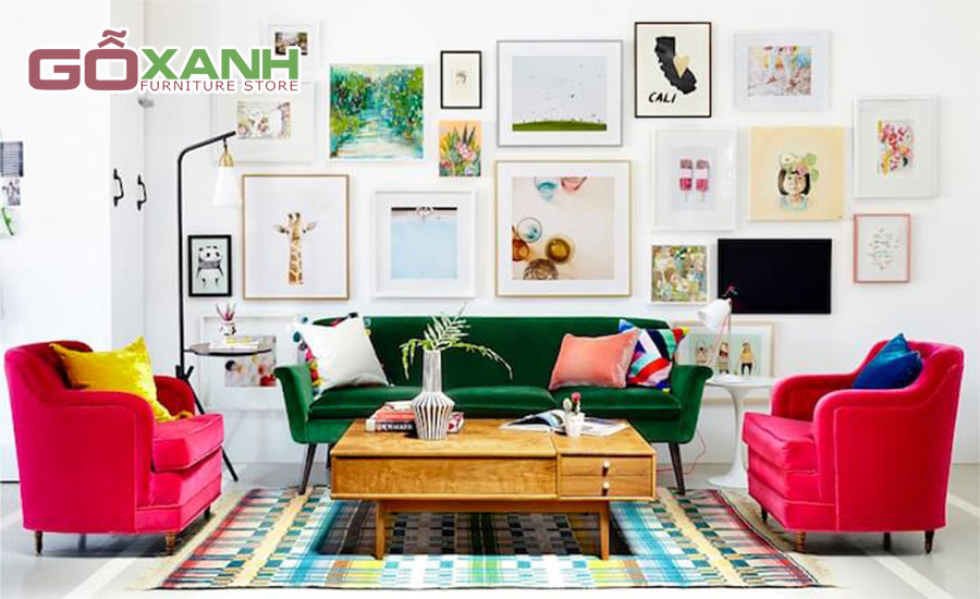 Chọn ghế sofa băng bọc vải cho phòng khách nhỏ 6