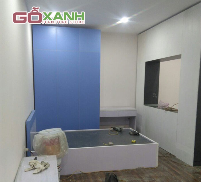 [Công Trình] Sản xuất nội thất gỗ công nghiệp cho căn hộ chung cư 4