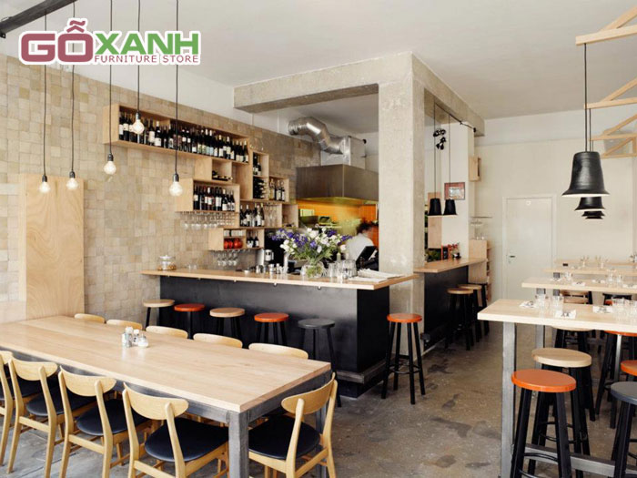 Công ty sản xuất bàn ghế quán cafe phong cách hiện đại TPHCM 1