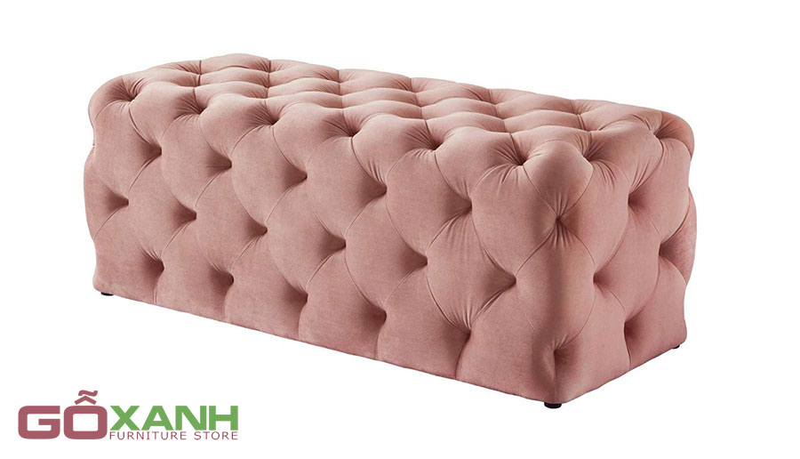 Đôn cuối giường kiểu dáng tân cổ điển sang trọng cho phòng ngủ đẹp hơn 1