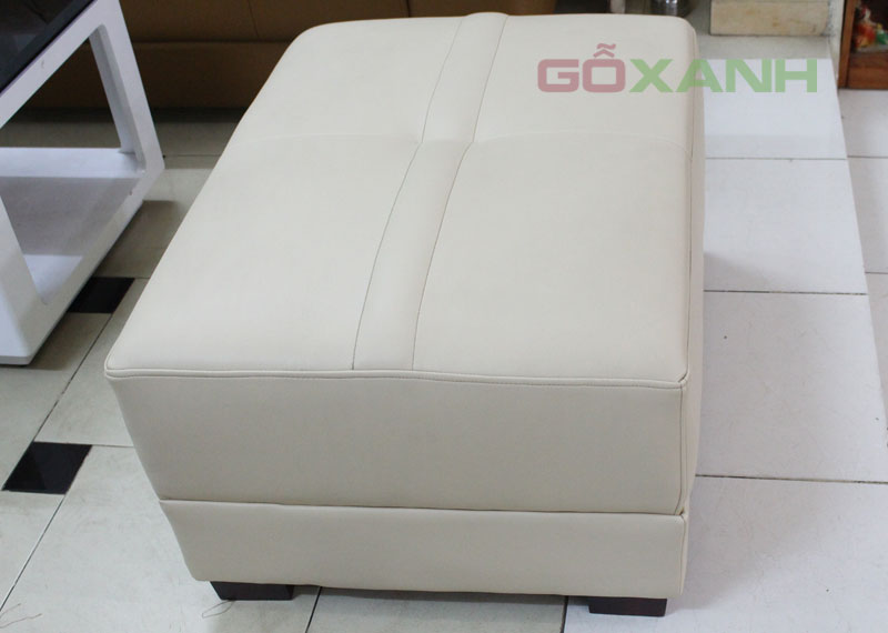 Đôn ghế sofa cao cấp bọc da công nghiệp Hàn Quốc