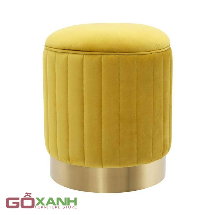 don-ghe-sofa-hinh-tron-vien-inox-ma-vang-1 Đôn ghế sofa hình tròn viền Inox mạ vàng 2